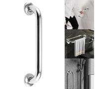 30cm 40cm 50cm 60cm Grab Bars for Toilet, Bathtubs and Showers, Sturdy Safety Grab Rail for Disabled Elderly Kids, 80cm 1m 1.2m 1.5m Stairs Handrail Railing, Silver(2.6ft/80cm)