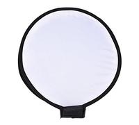 30cm / 40cm Mini Portable Softbox Foldable Round Beauty Dish Speedlite Flash Diffuser Softbox with Storage Bag Universal Round Softbox for Camera Speedlight (40CM)