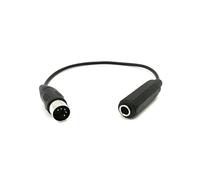 30cm 6.35mm Female to 5 Pin DIN Cable Adapter Cord Convert 2-Way Speaker and Sound Equipment