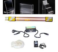 30cm/60cm/125cm Acrylic Bender Plastic PVC Bending Machine Light Box Heater with Stand PVC Heater Hot Heating Bender - Adjustable Temperature,No Stand,600 mm / 23.6 in