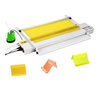 30cm/60cm/125cm Acrylic PVC Plastic Bender, 0-85℃ Plastic Sheet Bending Machine with Adjustable Length & Angle,Thickness 1mm-6mm Acrylic Strip Bender Heater Tool,for PC ABS PP(120cm)