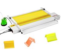 30cm/60cm/125cm Acrylic PVC Plastic Bender, 0-85℃ Plastic Sheet Bending Machine with Adjustable Length&Angle, Thickness 1mm-6mm Acrylic Strip Bender Heater 30CM/11.8IN