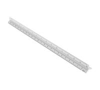30cm Aluminum Metal Triangle Scale Ruler - High Precision Durable Portable for Architects, Engineers, Students, Technical Drawing, Engineering Design, Drafting Tools