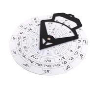 30cm Anti Reflection Guitar Chord Wheel For Beginners Featuring Scale Relationships And Staff Position PC Texture Guitar Of Fifths Wheel