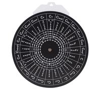 30cm Anti Reflection Guitar Chord Wheel For Beginners Featuring Scale Relationships And Staff Position PC Texture Guitar Of Fifths Wheel