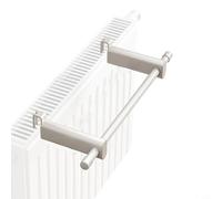 30cm Bathroom Radiator Towel Rail, Bath Robe Hanger Storage Rack, Wall Attachment, No Drilling Required, Compact Heating System, Fit for Bathroom Home Improvement Heating System