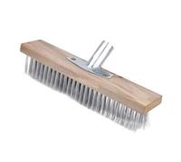 30Cm Brush Head Metal Wire Stiff Garden Broom Head Heavy Duty Outdoor Sweeping Yard Brush