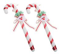 30cm Candy Cane Hanging Ornament 2pcs Plastic for Christmas Tree