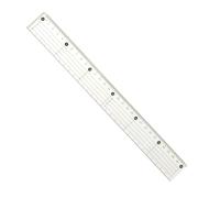 30cm Clear Acrylic Cutting Ruler with Steel Edge