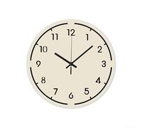 30cm Digital Wall Clock in Acrylic with Contemporary Profile and Silent Movement for Living Room Office and Bedroom Decor (Meters)