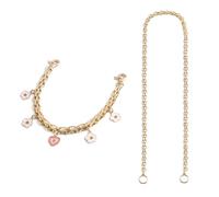 30cm Flower Strawberry Heart Decorative Chain Ornament for Bags and Handbag Enhancing The Look of Various Bags