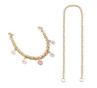 30cm Flower Strawberry Heart Decorative Chain Ornament for Bags and Handbag Enhancing The Look of Various Bags