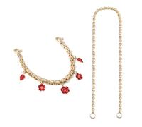 30cm Flower Strawberry Heart Decorative Chain Ornament for Bags and Handbag Enhancing The Look of Various Bags Bag Chain for Purses