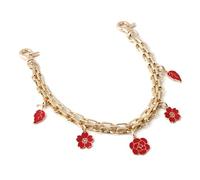 30cm Flower Strawberry Heart Decorative Chain Ornament For Bags And Handbag Enhancing The Look Of Various Bags Practical Fashion Bag Charm