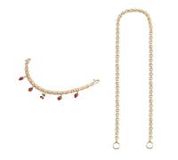 30cm Flower Strawberry Heart Decorative Chain Ornament for Bags and Handbag Enhancing The Look of Various Bags