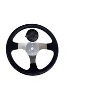 30cm Go Kart Steering Wheel B Style with Mounting Bracket and | B style 30cm steering wheel kit includes integrated mounting bracket and bearing seat for tubular frame adaptation