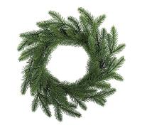 30cm Green Artificial Spruce Pine Wreath Base - Christmas Door Decoration
