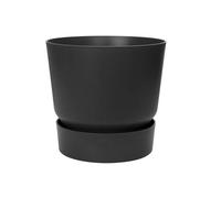 30Cm Greenville Recycled Plastic Pot - Black