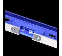 30cm I-Shape Aluminum Level with Integrated Magnetic Base and Fluorescent Bubble Vial for Precise Horizontal Vertical Calibration (no Magnetic)