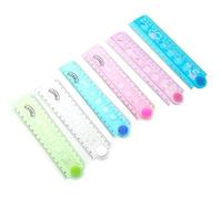 30cm Korean Flexible Folding Ruler Multifunction Drawing Rulers Office S