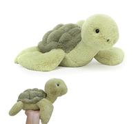 30cm Little Turtle Plush Toy, Weighted Cute TurtleStuffed Animals, Soft SeaTurtle Toy Present for Kids, Babies, Toddlers, Adults, Fluffy Tortoise Plushies Pillow for Anxiety, Comfort, Stress Relief