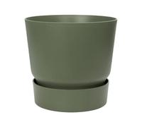 30cm Living Round Decor Recycled Material Indoor Garden Balcony Window Container Holder Plant Flower Organizer Pot, Green