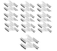 30cm Metal Chrome Hanger Pant Hangers Skirt Hangers with Clips Metal Trouser Adjustable Non-Slip Clip Hangers Durable Ultra Thin Space Saving Trouser Hangers (200)