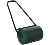30cm Metal Water/Sand Filled Heavy Duty Garden Lawn Roller Green