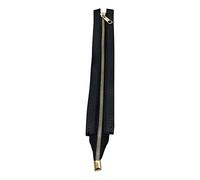 30cm Metal Zipper Practical PU Leather Zipper with Holes All-Matching Zipper Replacement for Bags Handbags