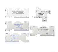 30cm Metric for imperial Sewing Ruler Steel 30cm Metric for imperial(D)