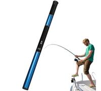30cm Pocket Fishing Rod - Ultra Short Fiberglass Hand Rod, Compact and Travel Friendly Fishing Rod for Fishing on the Go