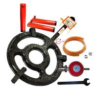30cm Premium Paella 2 Ring Gas Burner 1.5kg/h Propane Reg + Table Top Legs &Hose