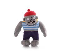 30cm PVZ Myth Zombie Plush, Zombie Cosplay Plushies Plants vs Zombies Stuffed Toy, Imp/Magician/Wizard/Snowman Soft Doll Gift for Fans (Little giant zombie in red hat)