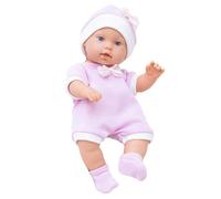 30cm realistic babydoll recreates a girl doll with a lovely jumpsuit hat like an educationally reborn baby doll