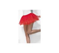 30cm Red Ladies Tutu Underskirt - tutu underskirt fancy dress red ladies womens petticoat accessory smiffys adult
