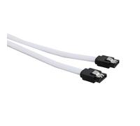 30cm SATA 3 Cable 6gb/s SSD Cord HDD Cable Nylon Braided White 7 Pins