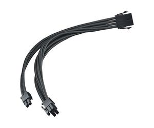 30cm SilverStone PP07E-PCIB 8-pin to PCIe 8-pin (6+2) Extension Cable, Male to F