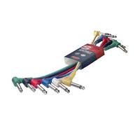 Stagg SPC030L E 30cm S Series Mono Patch Cables (Set of 6)
