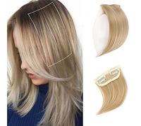 30cm Thick Straight Hairpieces Adding Extra Hair Volume Clip in Hair Extensions for Short Invisible Fluffy Hair Pieces Pad Extensions Topper for Women with Thinning Hair