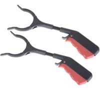 30cm Trash Picker Grabber Stick for Elderly Child,2Pack Portable Small Grabber Reacher Tools Heavy Duty Arm Extension Grabber Reacher Tool