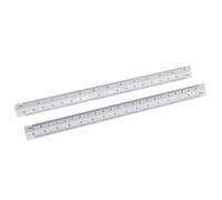 30cm Triangular Scale Ruler for Angle Measurement 2pcs Plastic