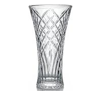 30cm Vase for Flowers, Crystal Clear Glass, Tall Flower Vases Large Centrepieces for Home Office Decor and Floral Arrangement