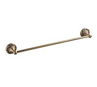 30cm Wall Mounted Bathroom Brass Towel Bar Antique Brush Bronze Towel Bar Kitchen Dish Cloths Bar Hanger for Bathroom Kitchen Vintage Bronze Decorative Towel Holder (Brush Bronze, 30cm)