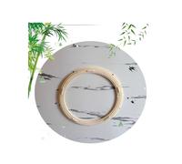 30cm White Marble Wood Turntable Solid Wood Small Serving Tray for Dining Tables Round Dining Table Centerpiece Perfect for Entertaining and Serving Guests