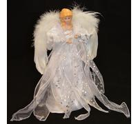 Premier Angel Christmas Tree Topper, Silver