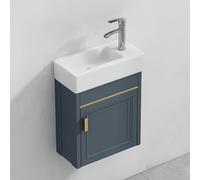 30cm White Wall Mounted Sink Wash Basin for Small Guest Bathrooms Bathroom Vani Sink Space Saving e Main for Toilets and Locker Rooms (11.8 * 7)