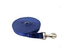 30ft 9m Horse Lunge Line Large Dog Training Lead Large 25mm Cushioned Webbing And Heavy Duty Fluted Trigger Clip In (Navy)