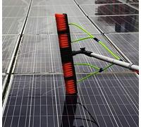 30ft 9m Water Fed Window Cleaning Pole Squeegee Brush Extension Long Reach Telescopic Conservatory Solar Panel Cleaning Equipment Hose Fed.