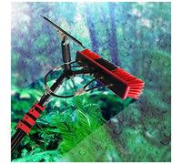 30Ft Window Cleaning Pole with Brush - Water/Hose Fed for Solar Panel & Photovoltaic Cleaning - Telescopic Extension for Easy Reach & Streak-Free Shine