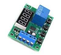 30g/1.1oz YYC-2S LED Display Adjustable Timer Relay Automation Control Switch Module with Plastic Material, 24 Common Functions and Low Power Consumption(12V)